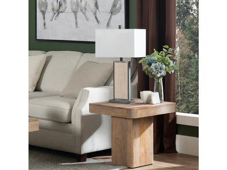 Stonehurst Beige/Bronze Table Lamp by Crestview at Eve Furniture