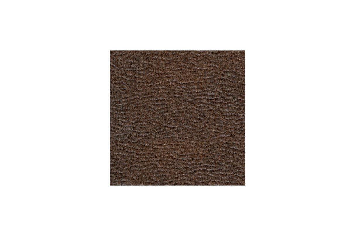 Stoneland Chocolate Manual Reclining Loveseat with Console by Ashley at Eve Furniture
