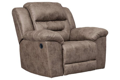 Stoneland Fossil Manual Recliner by Ashley at Eve Furniture