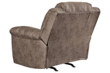 Stoneland Fossil Power Recliner by Ashley at Eve Furniture