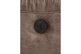 Stoneland Fossil Power Recliner by Ashley at Eve Furniture