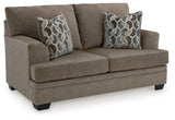 Stonemeade Nutmeg Loveseat by Ashley at Eve Furniture