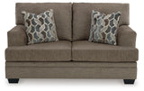 Stonemeade Nutmeg Loveseat by Ashley at Eve Furniture