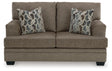 Stonemeade Nutmeg Loveseat by Ashley at Eve Furniture