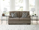 Stonemeade Nutmeg Loveseat by Ashley at Eve Furniture