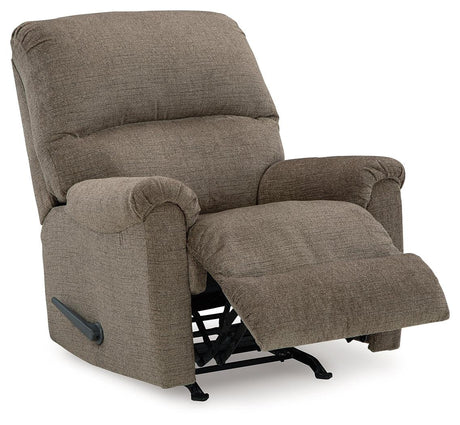 Stonemeade Nutmeg Manual Rocker Recliner by Ashley at Eve Furniture