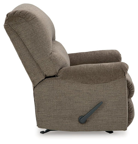 Stonemeade Nutmeg Manual Rocker Recliner by Ashley at Eve Furniture