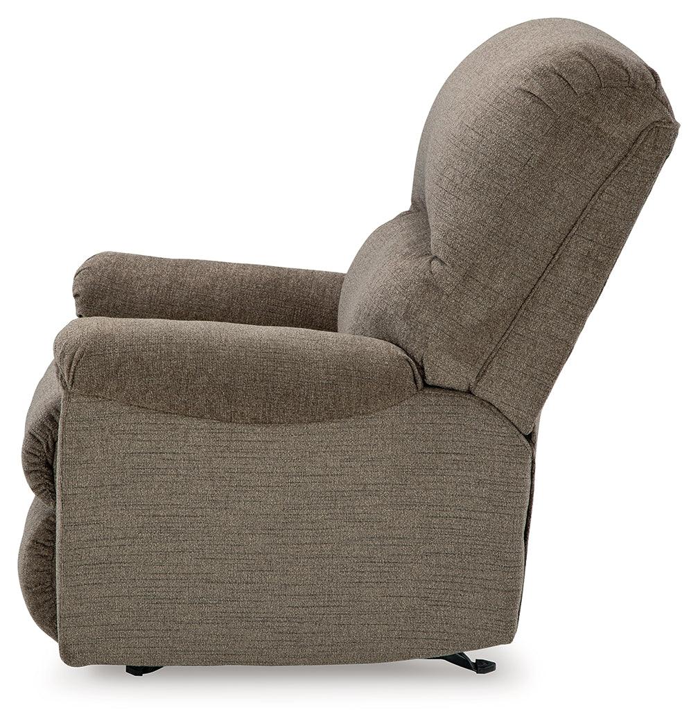 Stonemeade Nutmeg Manual Rocker Recliner by Ashley at Eve Furniture