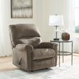 Stonemeade Nutmeg Manual Rocker Recliner by Ashley at Eve Furniture