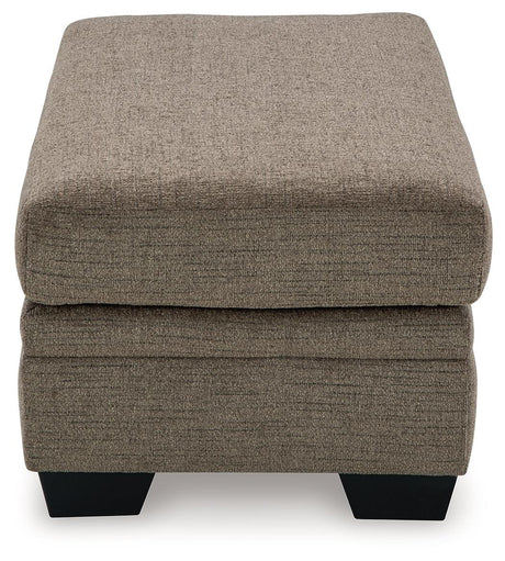 Stonemeade Nutmeg Ottoman by Ashley at Eve Furniture