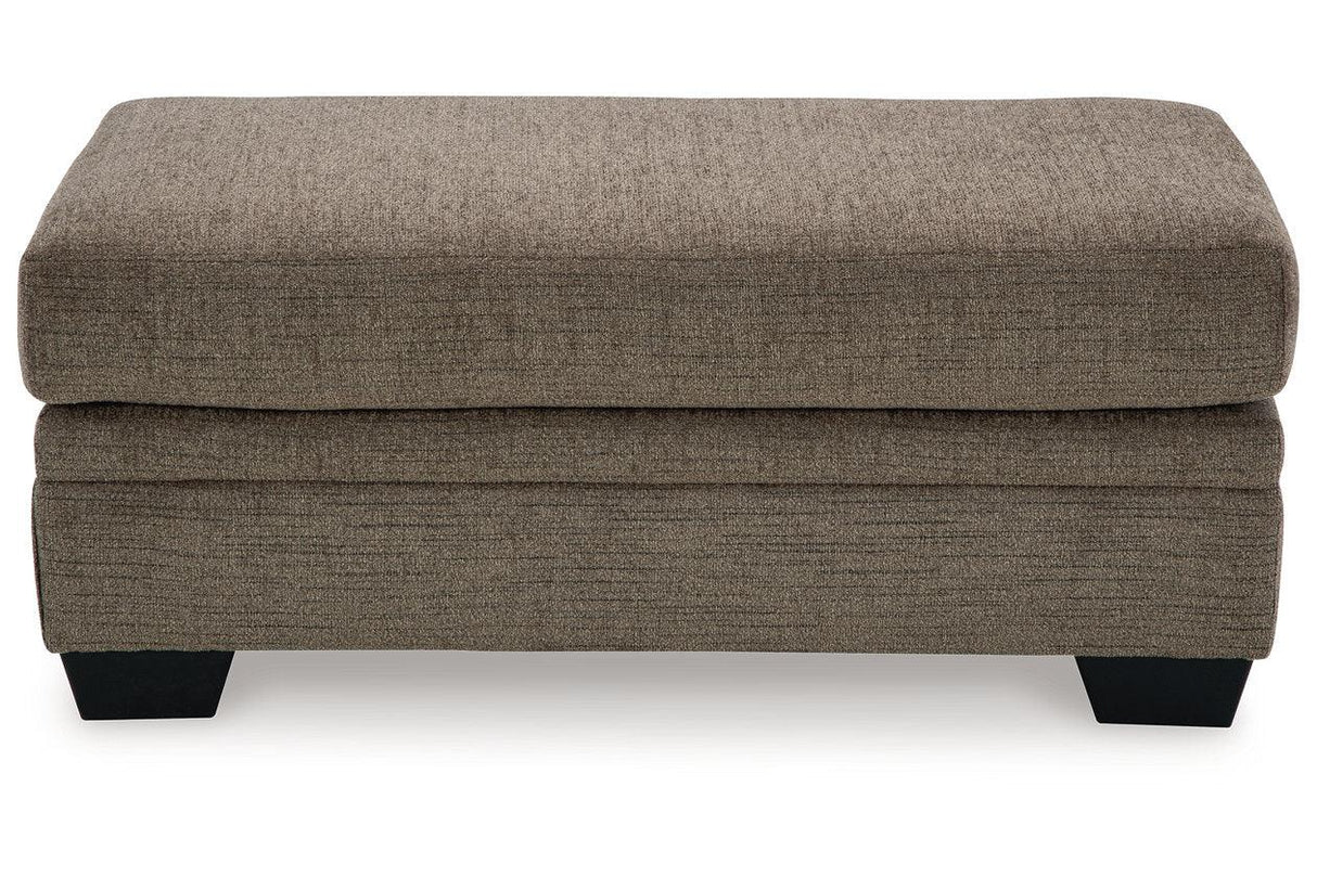 Stonemeade Nutmeg Oversized Chair and Ottoman by Ashley at Eve Furniture