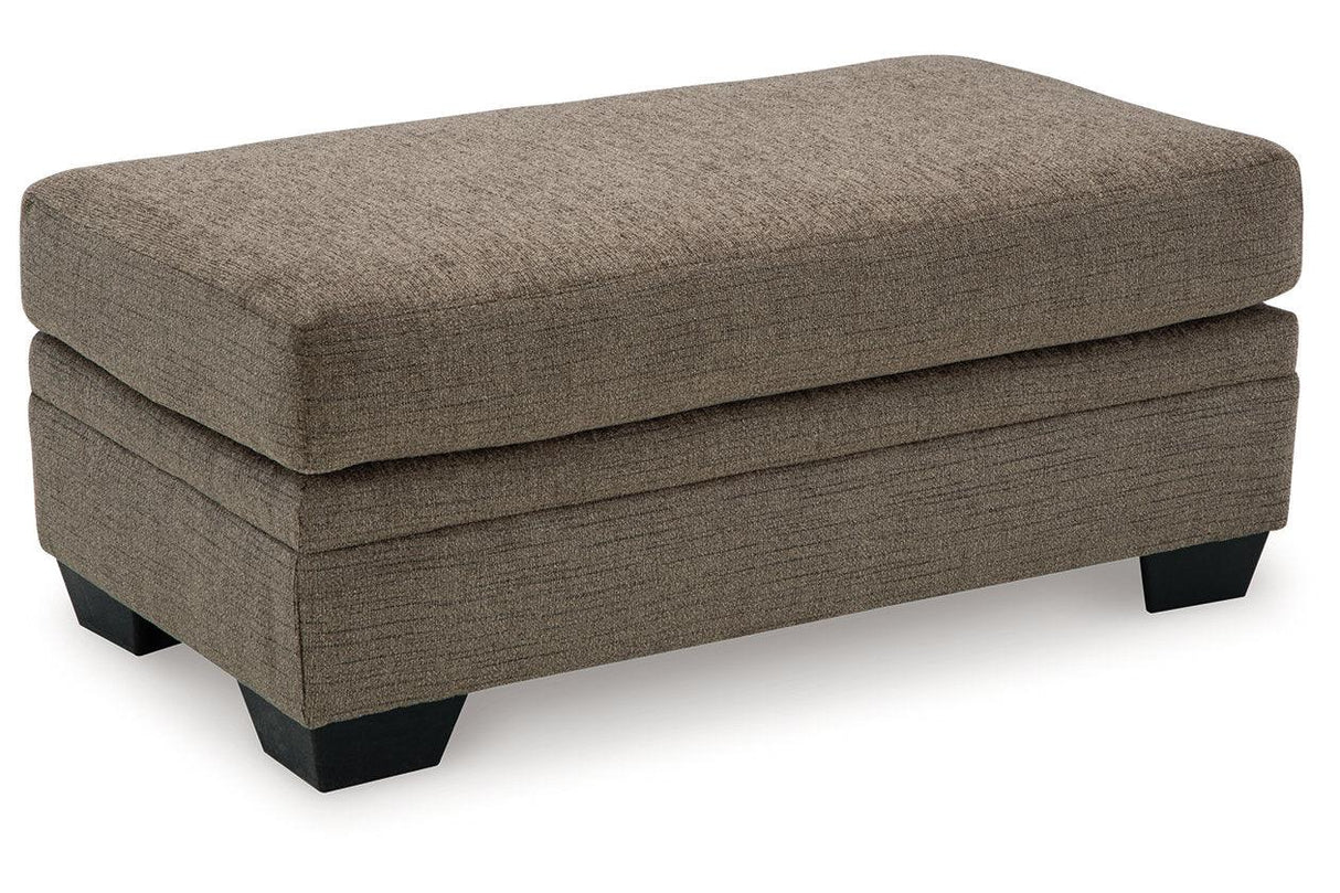 Stonemeade Nutmeg Oversized Chair and Ottoman by Ashley at Eve Furniture