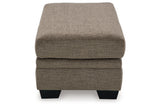 Stonemeade Nutmeg Oversized Chair and Ottoman by Ashley at Eve Furniture