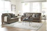 Stonemeade Nutmeg Sofa and Loveseat by Ashley at Eve Furniture