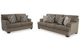 Stonemeade Nutmeg Sofa and Loveseat by Ashley at Eve Furniture