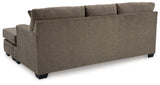Stonemeade Nutmeg Sofa Chaise by Ashley at Eve Furniture