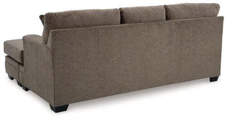 Stonemeade Nutmeg Sofa Chaise by Ashley at Eve Furniture