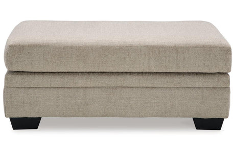 Stonemeade Taupe Oversized Chair and Ottoman by Ashley at Eve Furniture