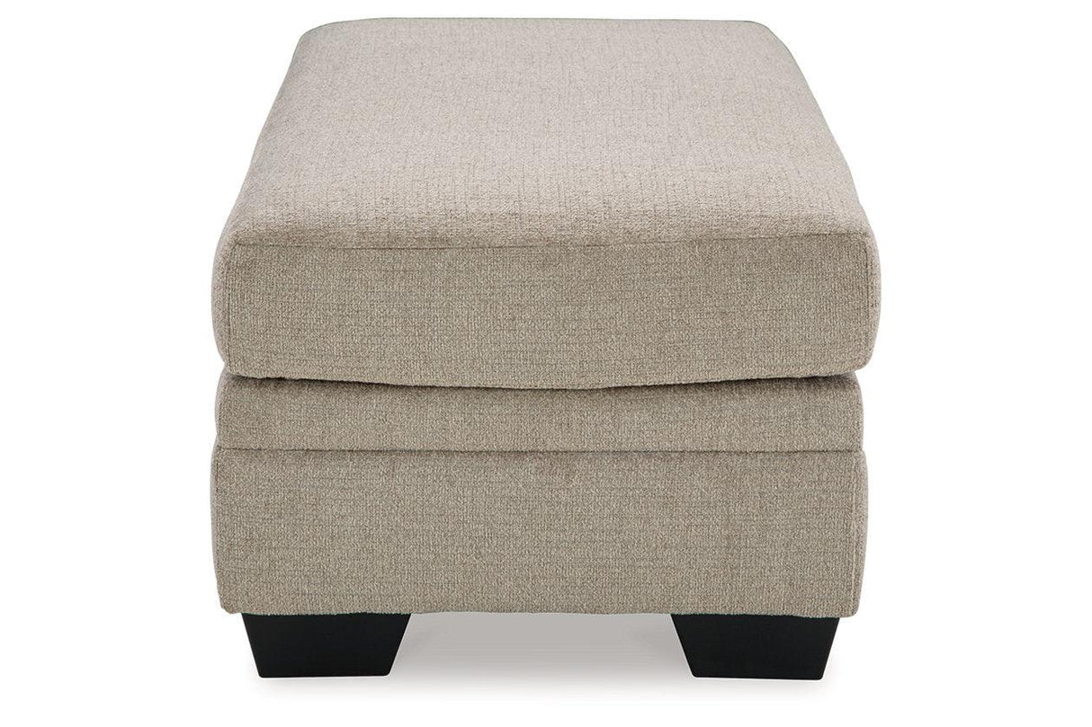Stonemeade Taupe Oversized Chair and Ottoman by Ashley at Eve Furniture