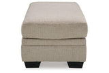 Stonemeade Taupe Oversized Chair and Ottoman by Ashley at Eve Furniture