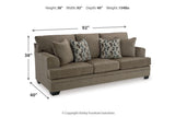 Stonemeade Sofa, Loveseat, Oversized Chair and Ottoman by Ashley at Eve Furniture