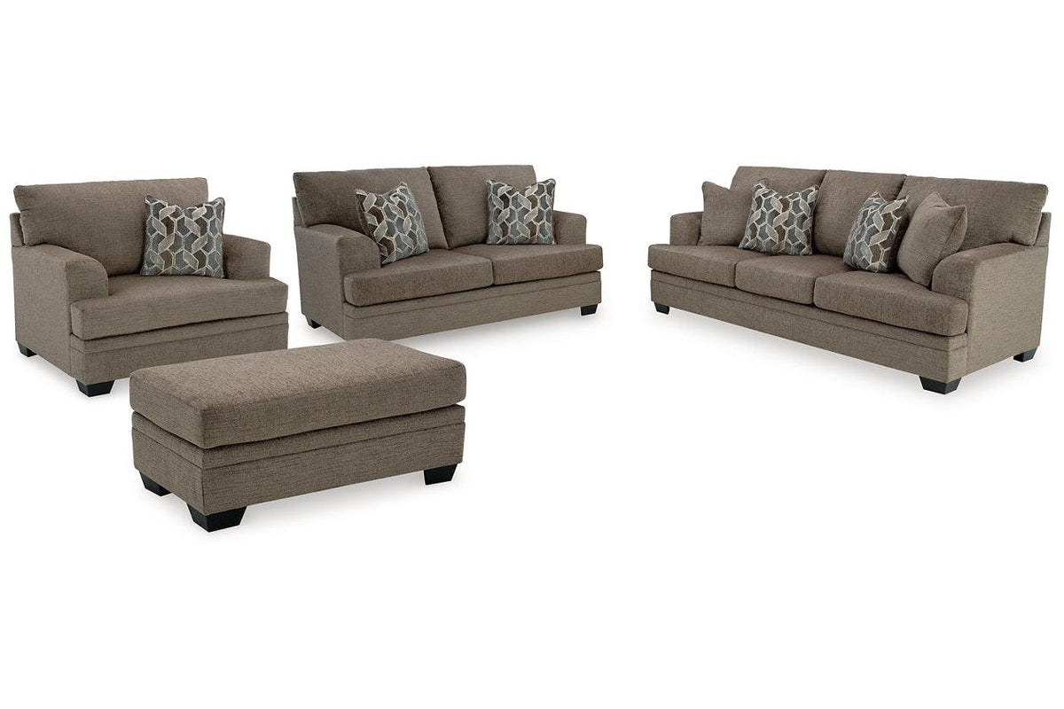 Stonemeade Sofa, Loveseat, Oversized Chair and Ottoman by Ashley at Eve Furniture