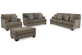 Stonemeade Sofa, Loveseat, Oversized Chair and Ottoman by Ashley at Eve Furniture