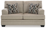 Stonemeade Taupe Loveseat by Ashley at Eve Furniture