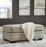 Stonemeade Taupe Ottoman