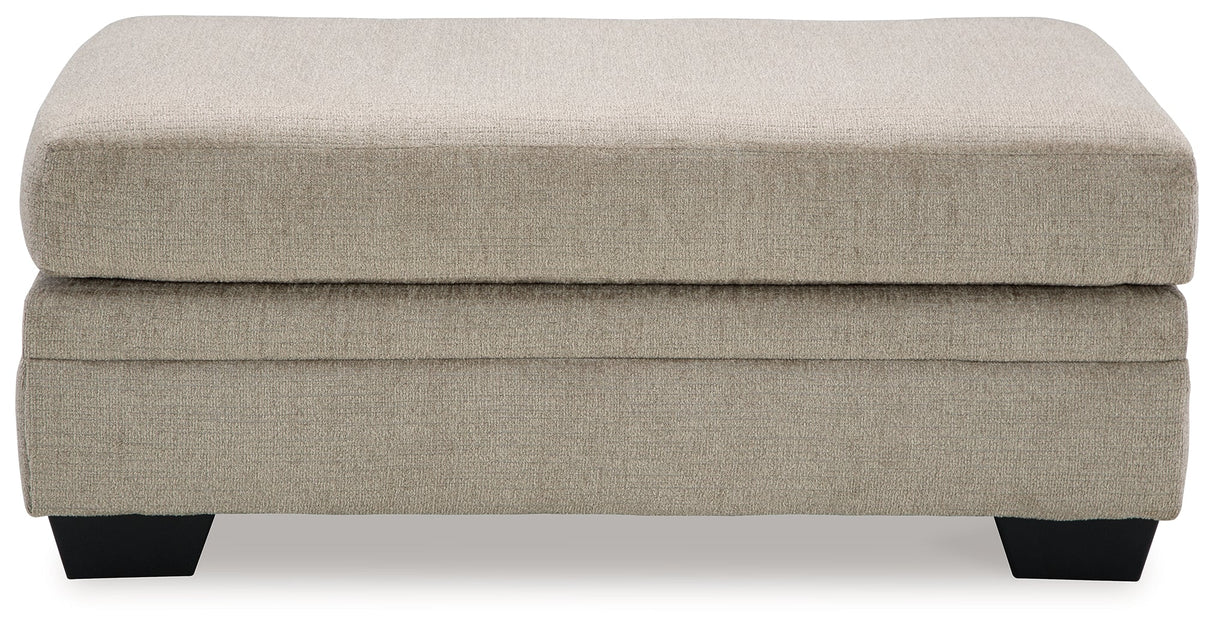 Stonemeade Taupe Ottoman