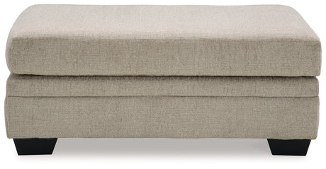 Stonemeade Taupe Ottoman