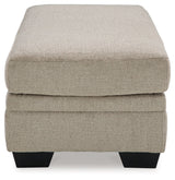 Stonemeade Taupe Ottoman