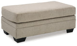 Stonemeade Taupe Ottoman by Ashley at Eve Furniture