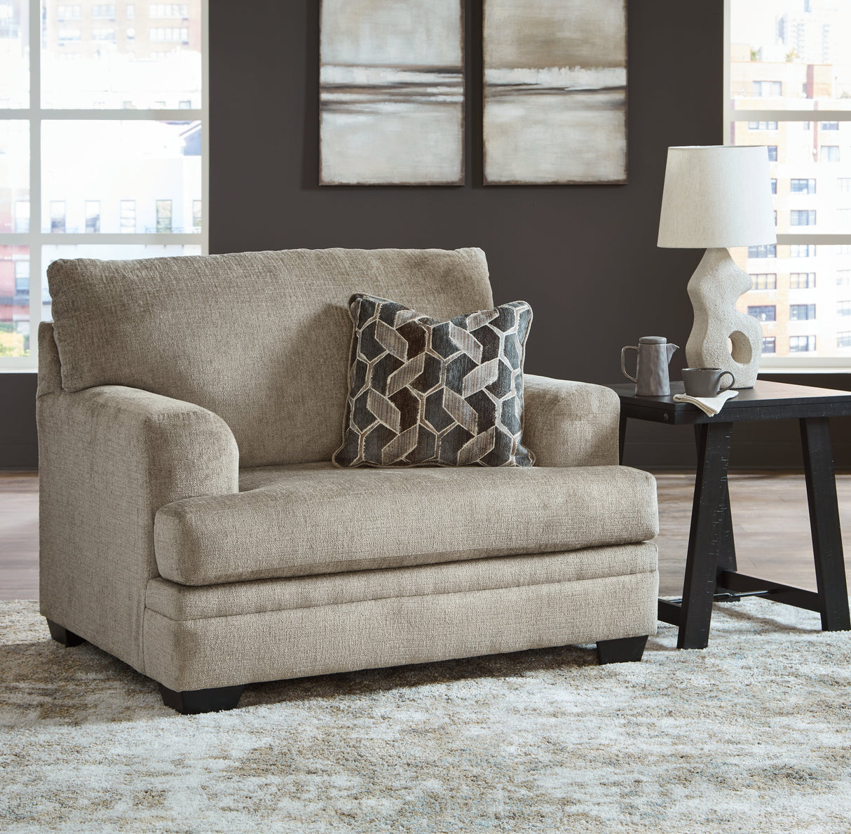 Stonemeade Taupe Oversized Chair