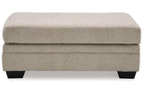 Stonemeade Taupe Oversized Chair and Ottoman by Ashley at Eve Furniture