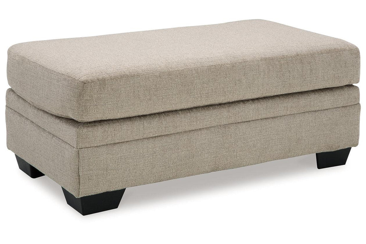 Stonemeade Taupe Oversized Chair and Ottoman by Ashley at Eve Furniture