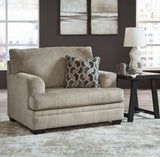 Stonemeade Taupe Oversized Chair by Ashley at Eve Furniture