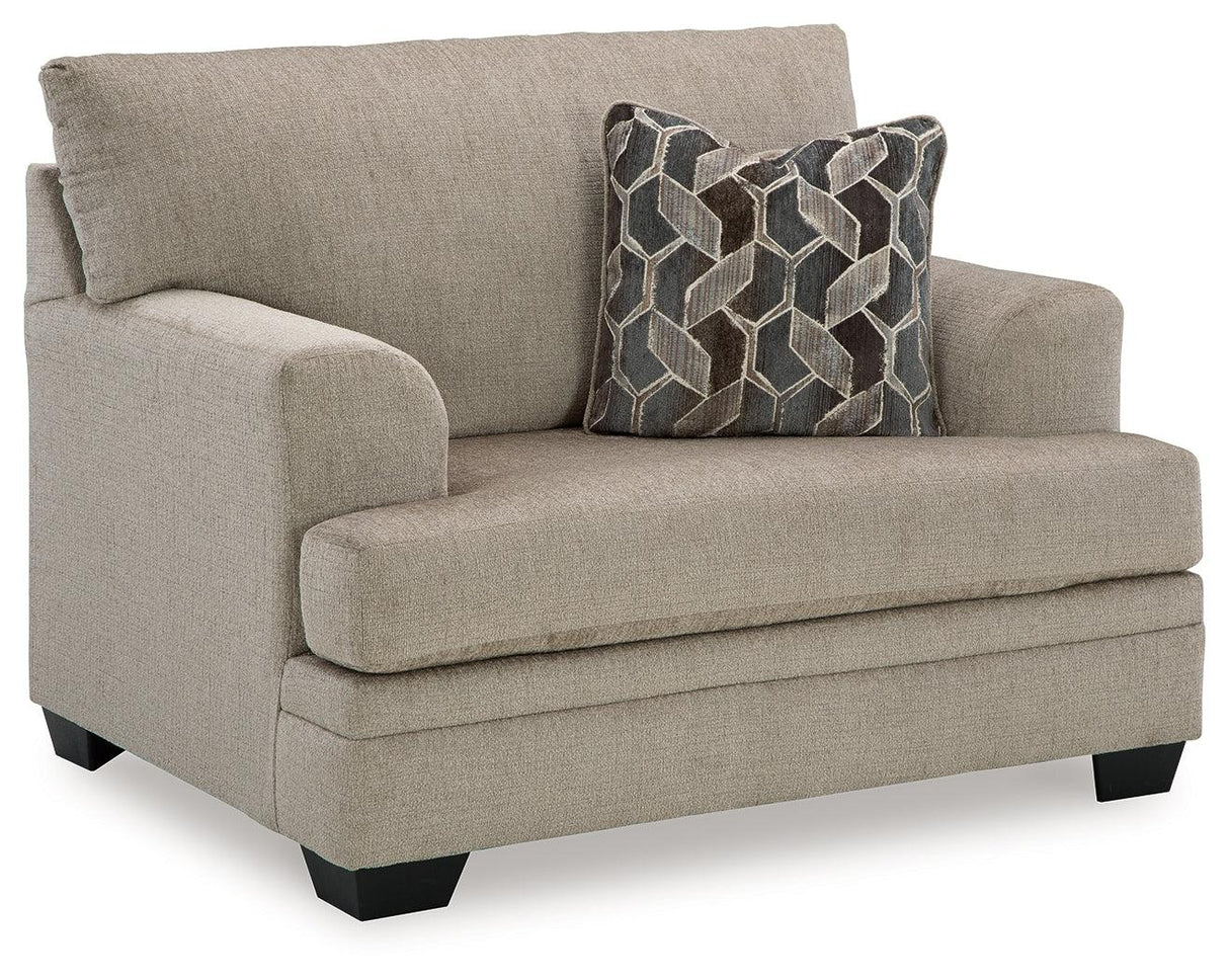 Stonemeade Taupe Oversized Chair by Ashley at Eve Furniture