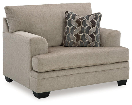 Stonemeade Taupe Oversized Chair by Ashley at Eve Furniture