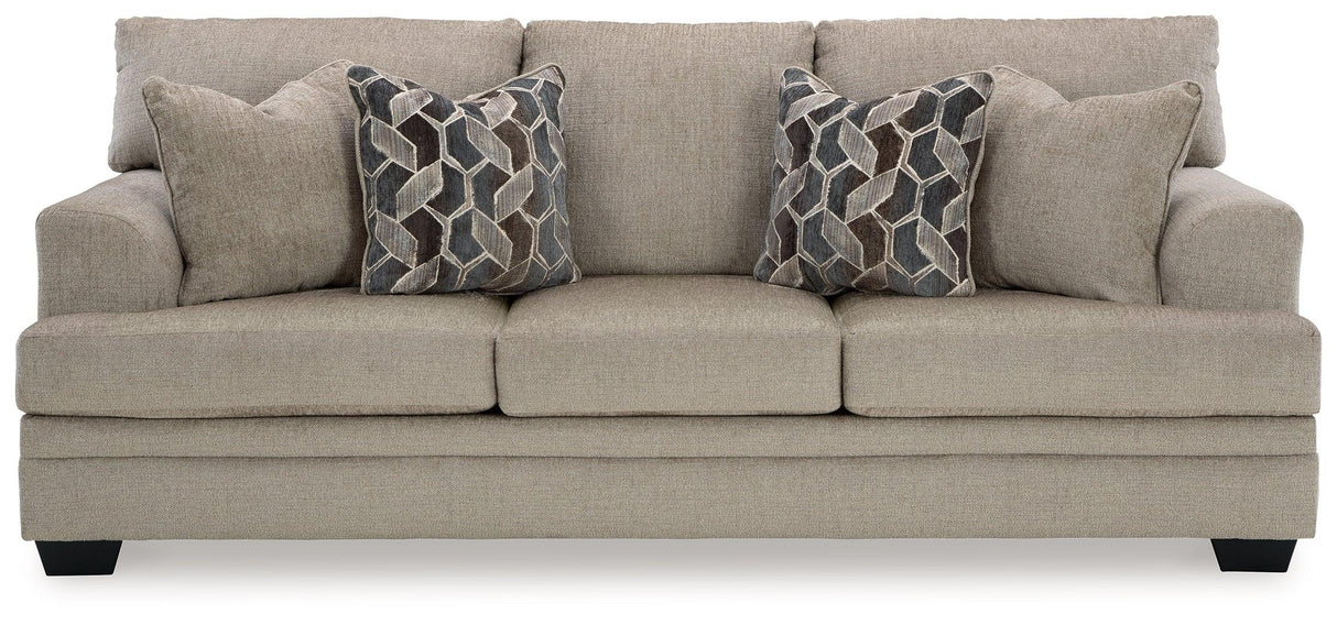 Stonemeade Taupe Queen Sofa Sleeper by Ashley at Eve Furniture