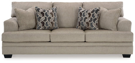 Stonemeade Taupe Queen Sofa Sleeper by Ashley at Eve Furniture