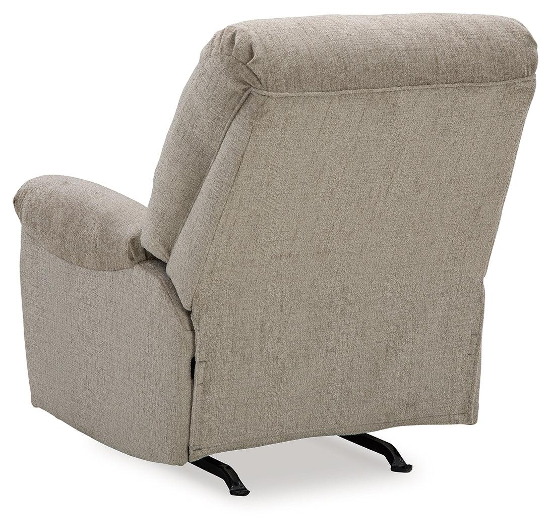 Stonemeade Taupe Recliner by Ashley at Eve Furniture