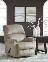 Stonemeade Taupe Recliner by Ashley at Eve Furniture