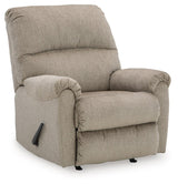 Stonemeade Taupe Recliner by Ashley at Eve Furniture