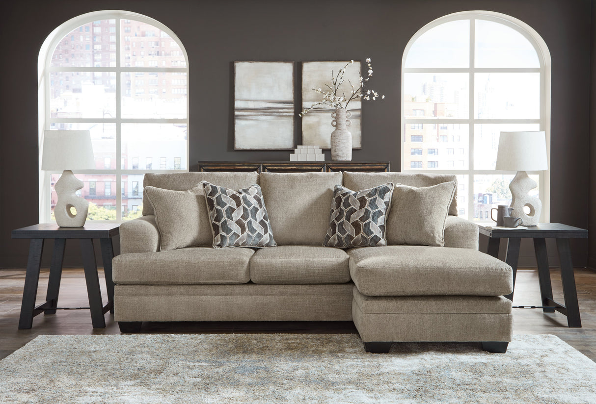 Stonemeade Taupe Reversible Sofa Chaise