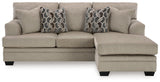 Stonemeade Taupe Reversible Sofa Chaise