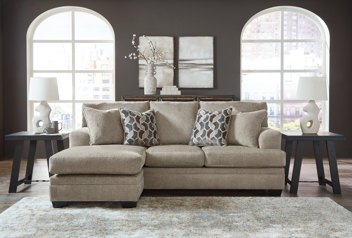 Stonemeade Taupe Reversible Sofa Chaise