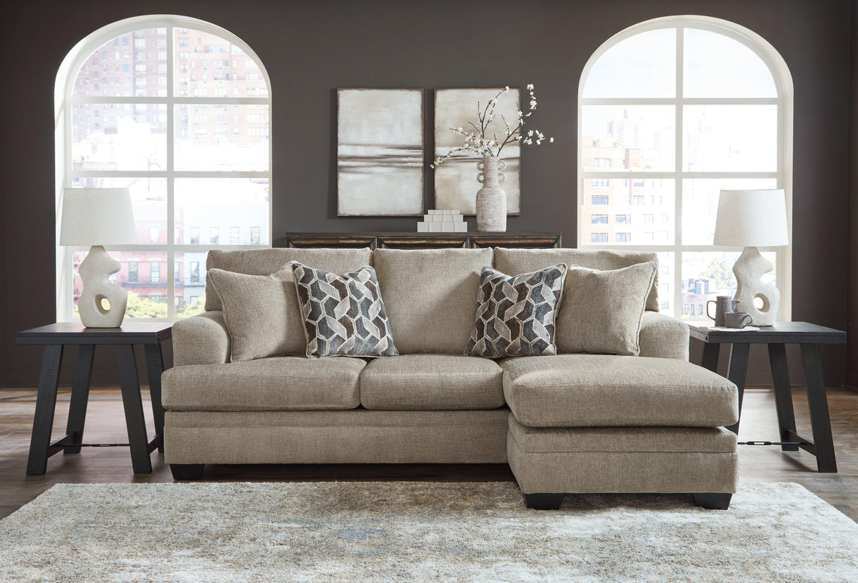 Stonemeade Taupe Sofa Chaise by Ashley at Eve Furniture