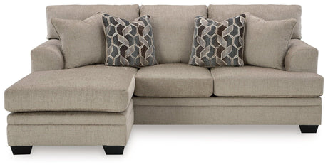 Stonemeade Taupe Sofa Chaise by Ashley at Eve Furniture