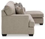Stonemeade Taupe Sofa Chaise by Ashley at Eve Furniture